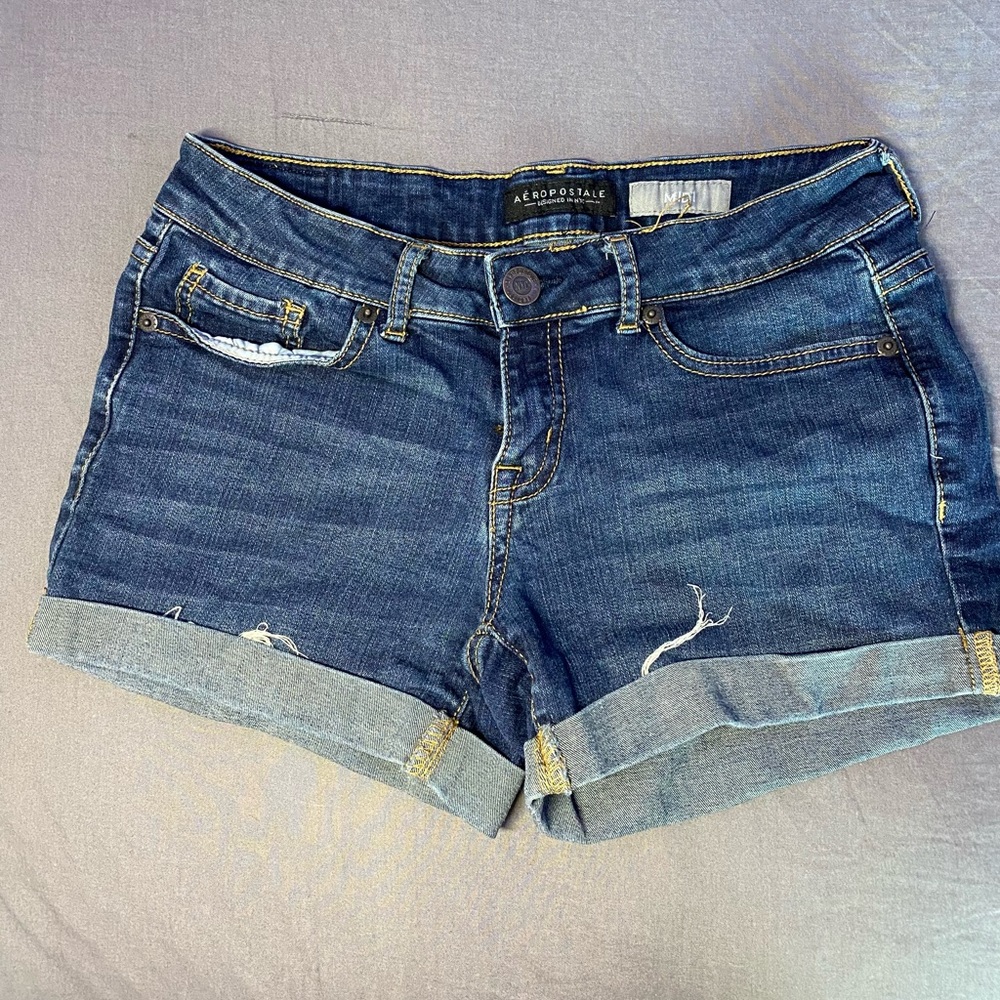 Aeropostale MIDI Denim Jean Shorts (pair 2)